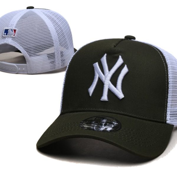 New York Yankees Black And White Cap