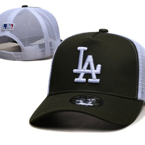 Los Angeles Dodgers Black And White Cap