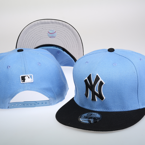 New York Yankees Light Blue and Black Cap