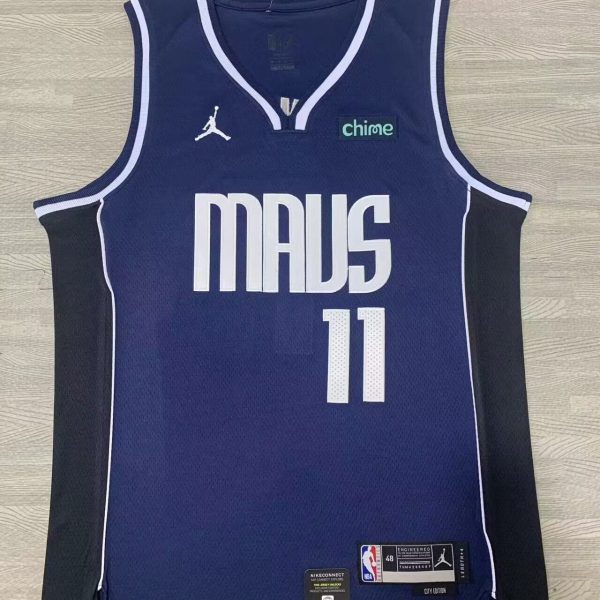 Men's #11 Kyrie Irving Dallas Mavericks Blue City Edition Jersey