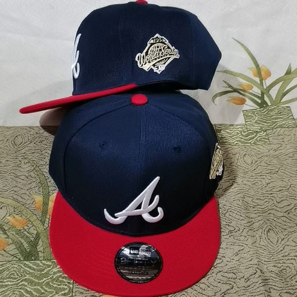 Atlanta Braves's dark blue cap