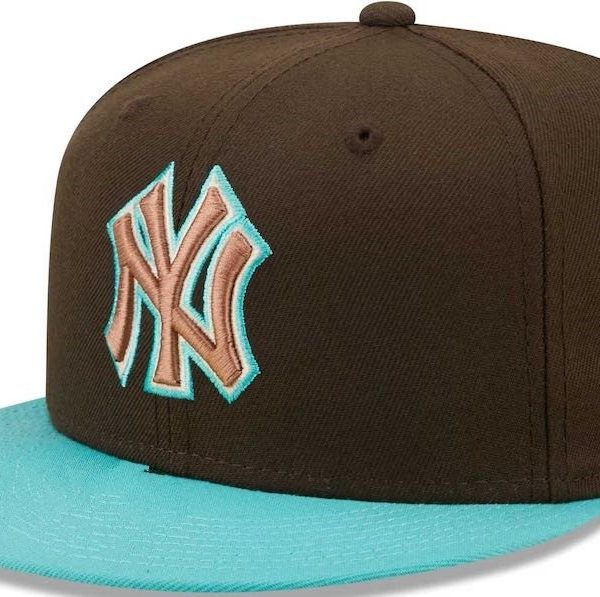 New York Yankees Brown And Blue Cap