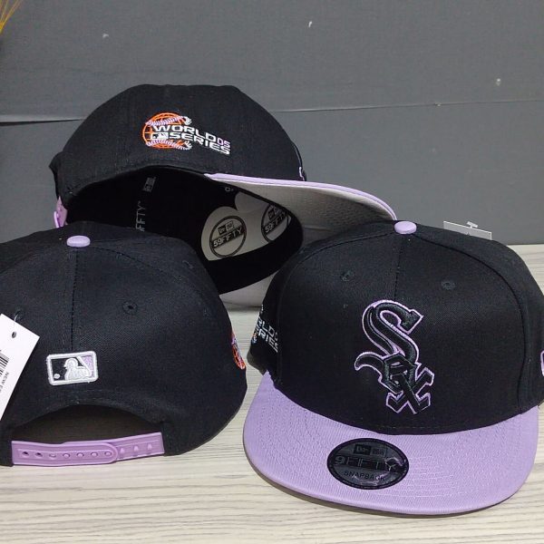 Chicago White Sox Black and Purple Cap