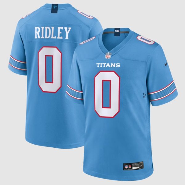 Men's Tennessee Titans Calvin Ridley Nike Light Blue Game Jersey