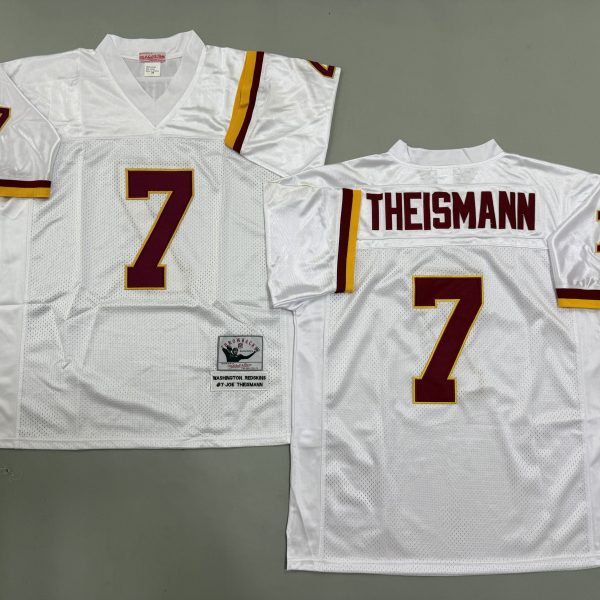 Men's Washington Commanders #7 Joe Theismann White Jersey