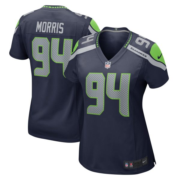Women's Seattle Seahawks Mike Morris Nike College Navy  Game Jersey