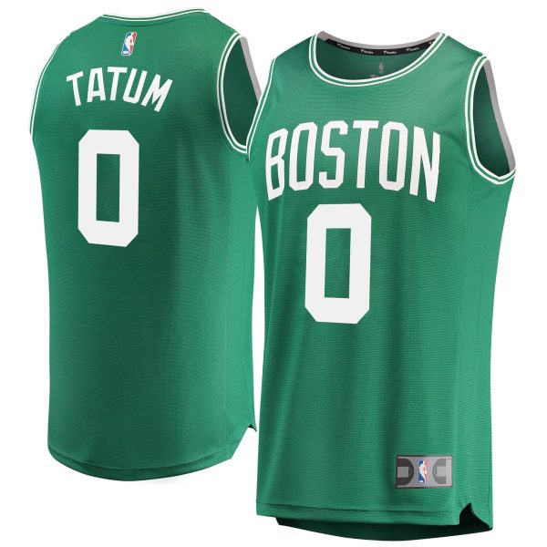 Youth Boston Celtics Jayson Tatum Fanatics Green Fast Break Replica Jersey - Icon Edition