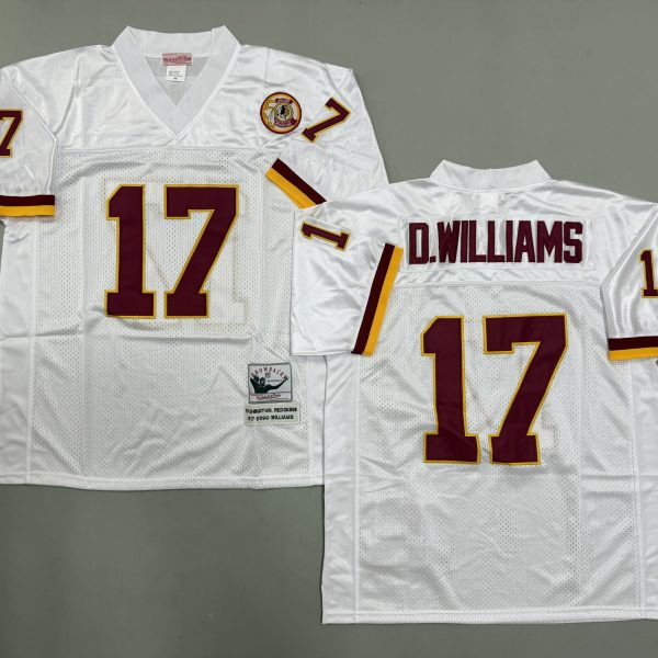 Men's Washington Commanders #17 Doug Williams White Jersey