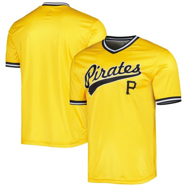 Men's Pittsburgh Pirates Stitches Gold Cooperstown Collection Team Jersey