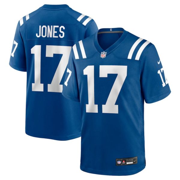 Men's Indianapolis Colts Daniel Jones Nike Royal Team Game Jersey