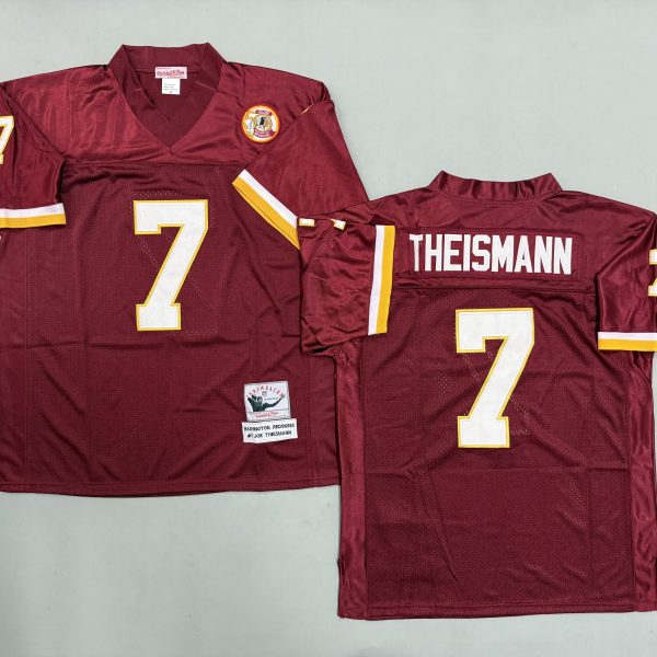Men's Washington Commanders #7 Joe Theismann Red Jersey