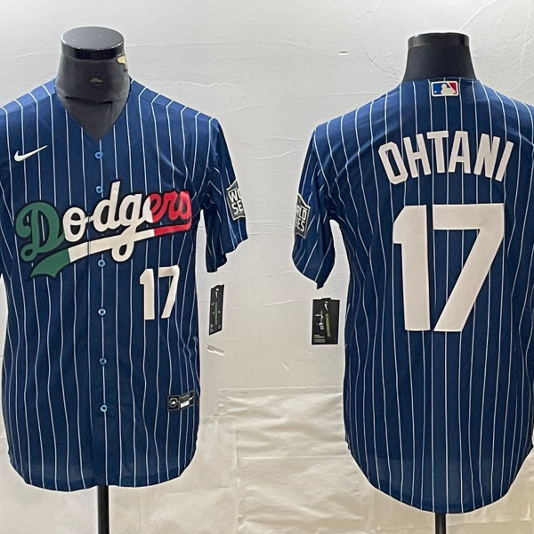 Men's Los Angeles Dodgers #17 Nike Blue Shohei Ohtani Jersey