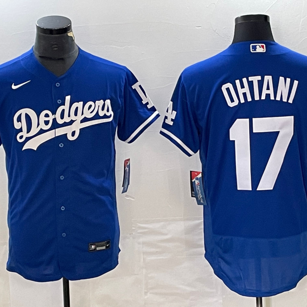 Men's Los Angeles Dodgers #17 Nike Blue Shohei Ohtani Jersey