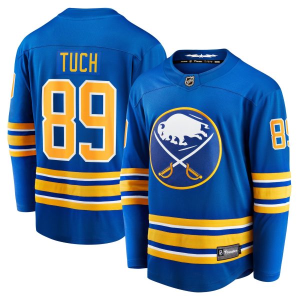 Men's Buffalo Sabres Alex Tuch Fanatics Royal Home Breakaway Player Jersey
