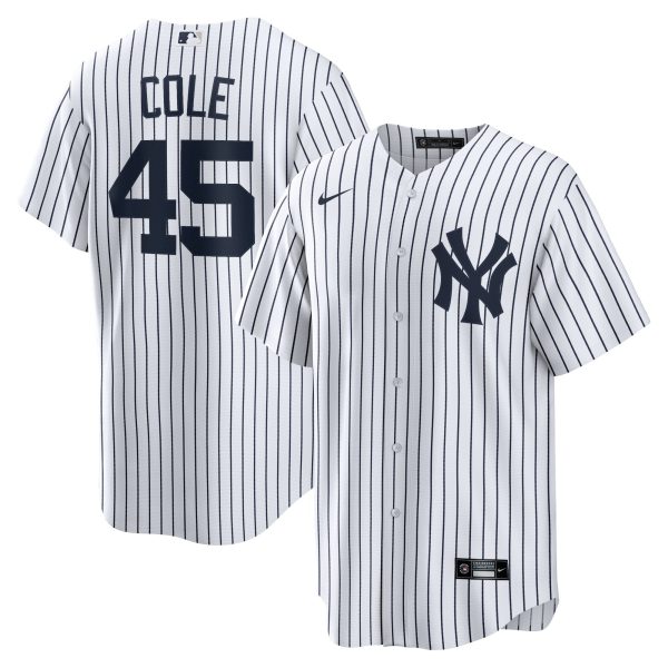Men's New York Yankees Gerrit Cole Nike White Home Replica Player Name Jersey