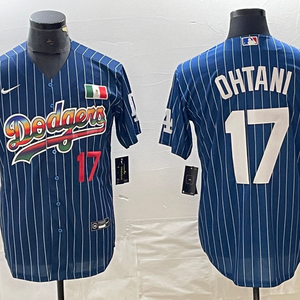 Men's Los Angeles Dodgers #17 Nike Blue Shohei Ohtani Jersey