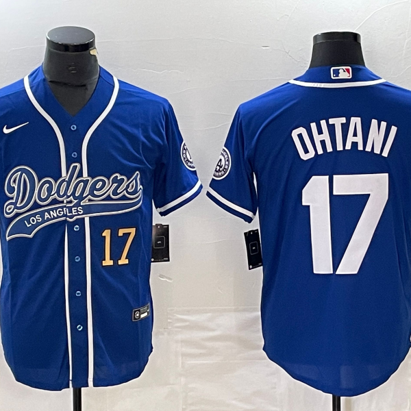 Men's Los Angeles Dodgers #17 Nike Blue Shohei Ohtani Jersey