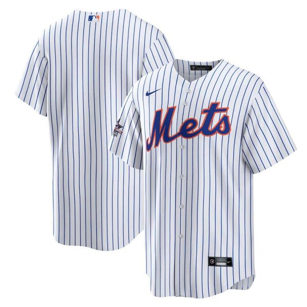 Men's New York Mets Nike White 2025 MLB All-Star Game Home Replica Jersey