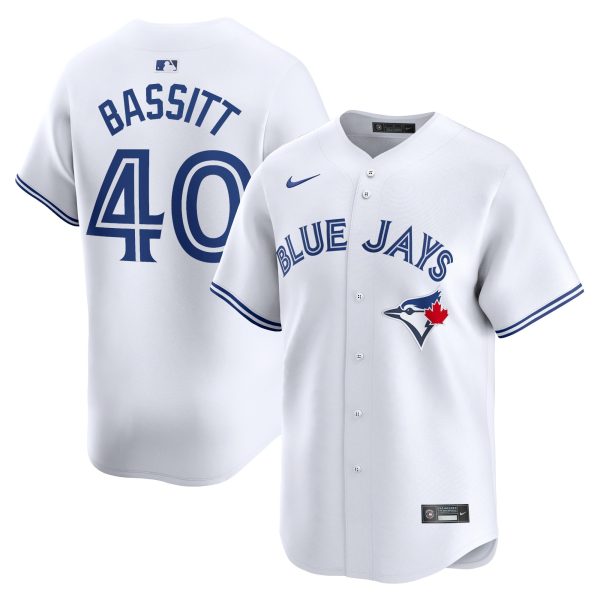 Men's Toronto Blue Jays Chris Bassitt Nike White Home Limited Player Jersey