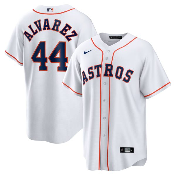 Men's Houston Astros Yordan Ã¡lvarez Nike White Home Replica Player Jersey