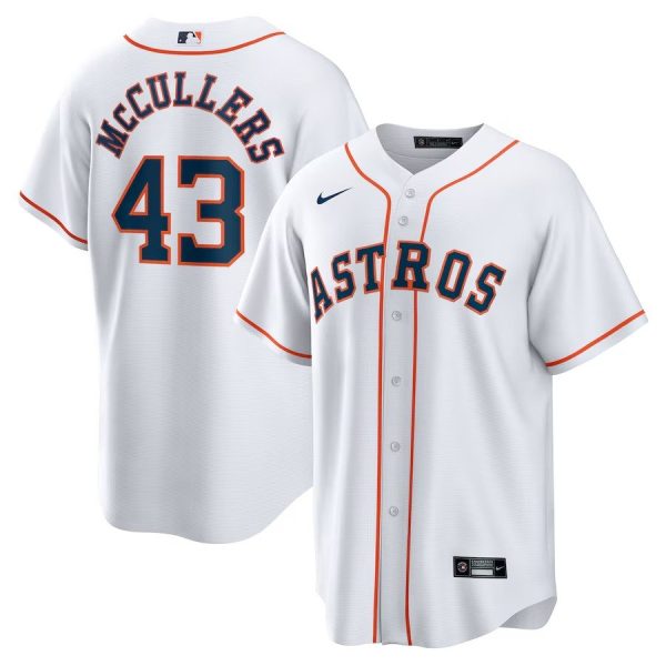 Men's #43 Lance McCullers Jr. Houston Astros Nike Home White Jersey