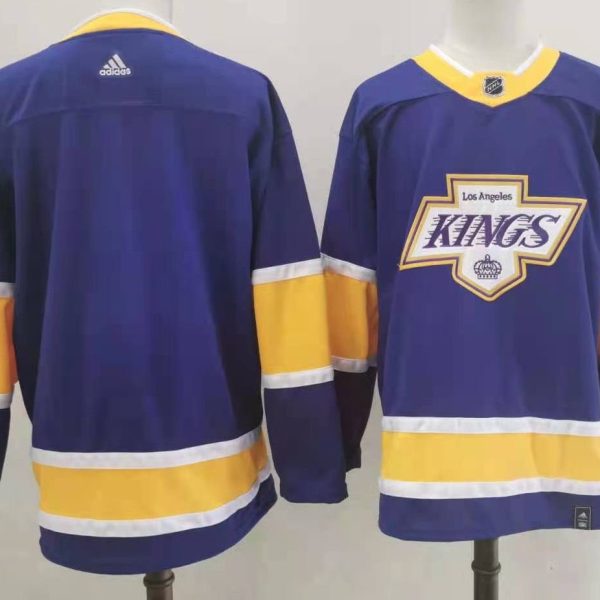 Men's Los Angeles Kings Purple Blank NHL Jersey