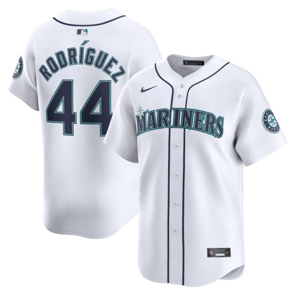 Men's Seattle Mariners Julio RodrÃ­guez Nike White Home Limited Player Jersey