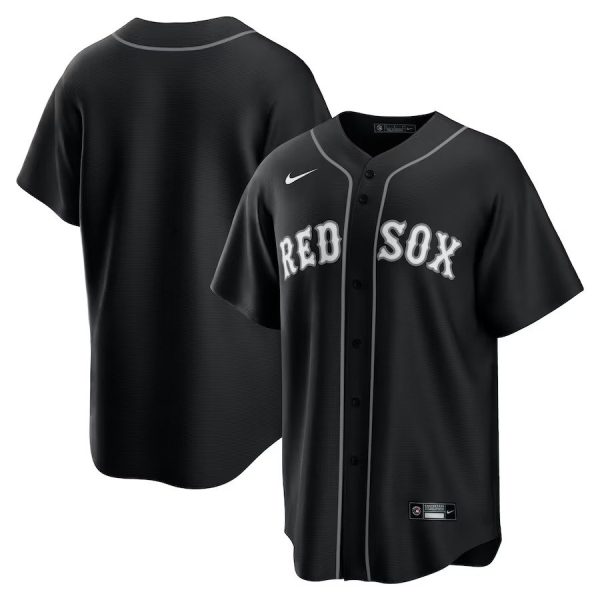 Men's Boston Red Sox Nike Black Lights Out Replica Jersey