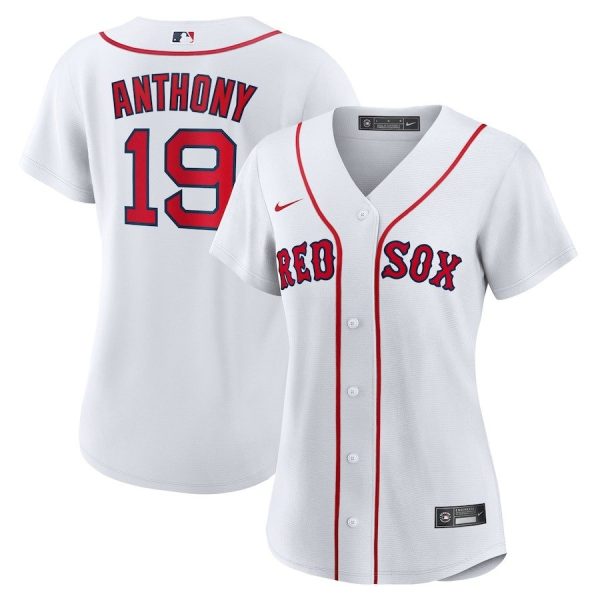 Women's Boston Red Sox #19 Roman Anthony Nike White Home Replica Jersey