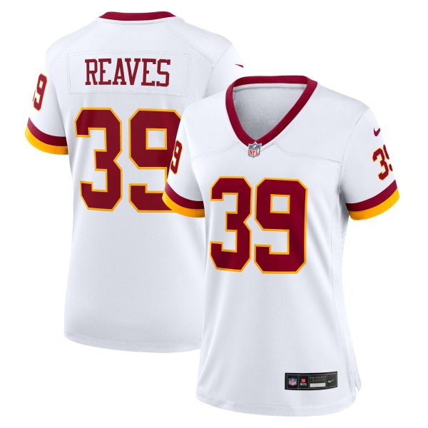 Women's #39 Jeremy Reaves Washington Commanders Nike Game Super Bowl Era White Jersey