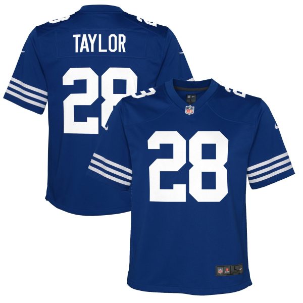 Youth Indianapolis Colts Jonathan Taylor Nike Royal Game Jersey