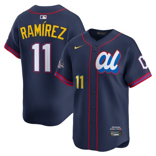 Men's American League #11 Jose Ramirez Nike Navy 2025 All-Star Edition Limited Player Jersey