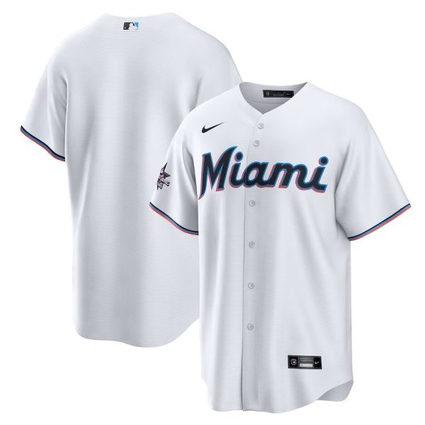Men's Miami Marlins Nike White 2025 MLB All-Star Game Home Replica Jersey