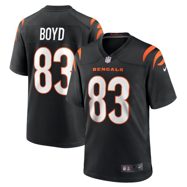 Men's Cincinnati Bengals Tyler Boyd Nike Black Player Game Jersey