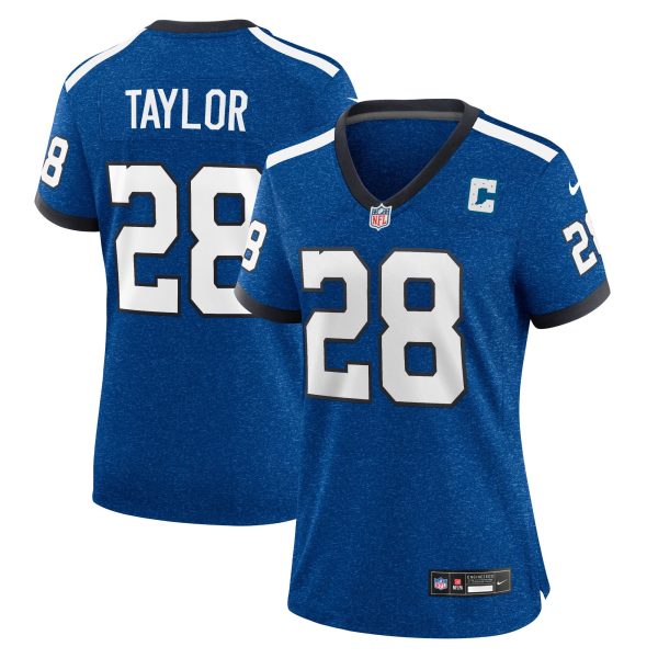 Women's Indianapolis Colts Jonathan Taylor Nike Royal Player Jersey
