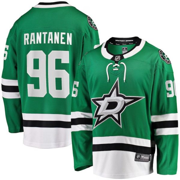 Men's Dallas Stars #96 Mikko Rantanen Fanatics Kelly Green Home Breakaway Jersey