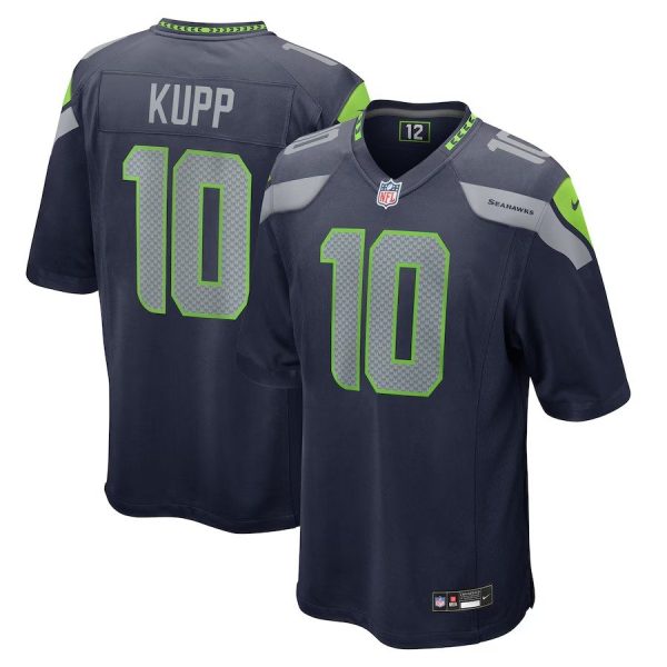 Men's Seattle Seahawks #10 Cooper Kupp Nike College Navy Game Player Jersey