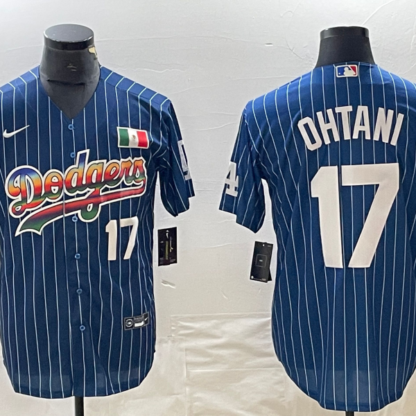 Men's Los Angeles Dodgers #17 Nike Blue Shohei Ohtani Jersey