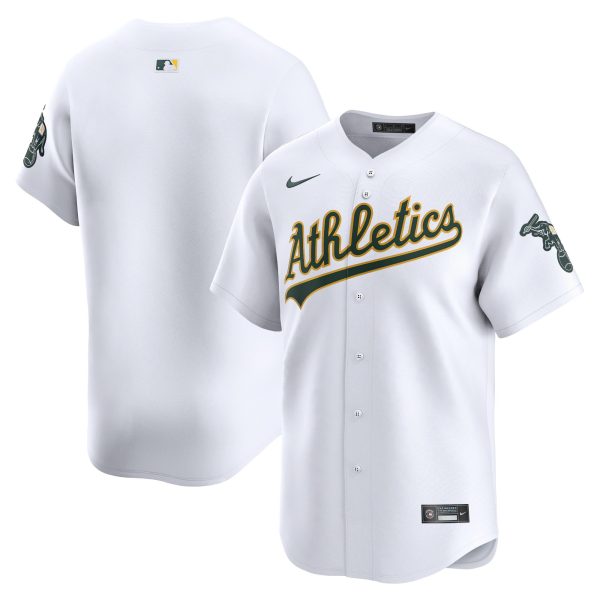 Youth Oakland Athletics Nike White Home Limited Jersey