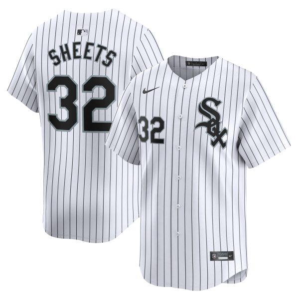 Men's Chicago White Sox Gavin Sheets Nike White Home Limited Player Jersey
