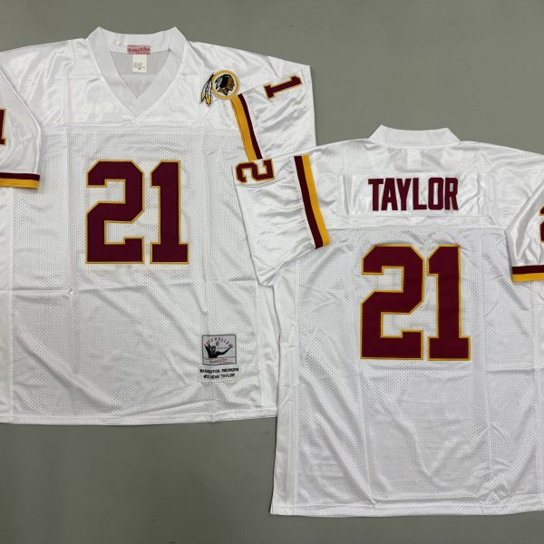Men's Washington Commanders #21 Sean Taylor White Jersey