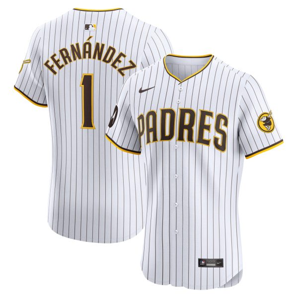 Men's San Diego Padres Tony FernÃ¡ndez Nike White Home Elite Player Jersey
