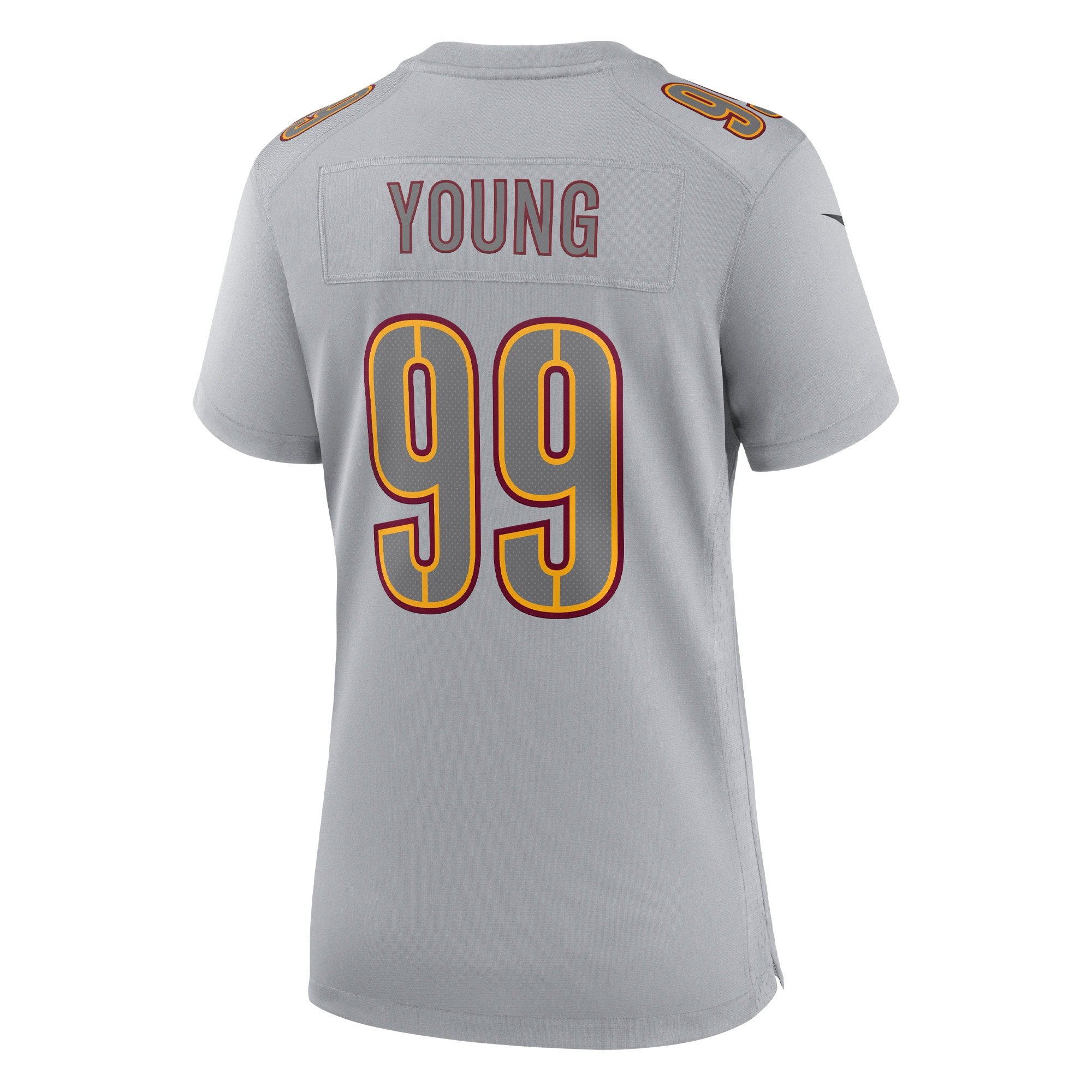 Women's Washington Commanders Chase Young Nike Gray Atmosphere Fashion Game Jersey - Image 3