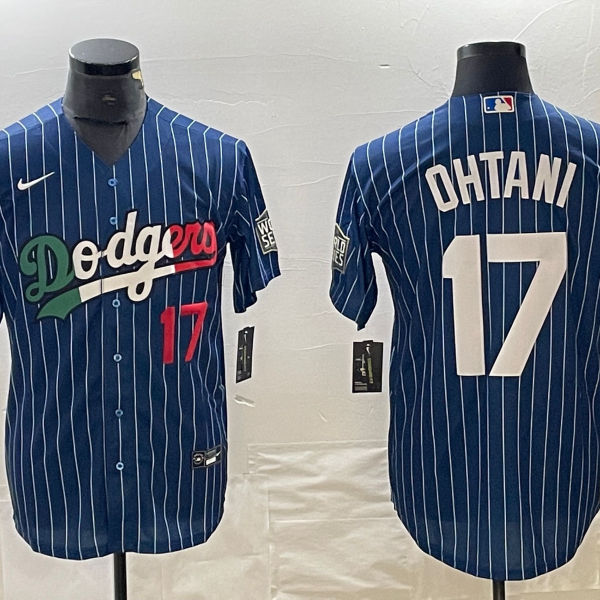 Men's Los Angeles Dodgers #17 Nike Blue Shohei Ohtani Jersey