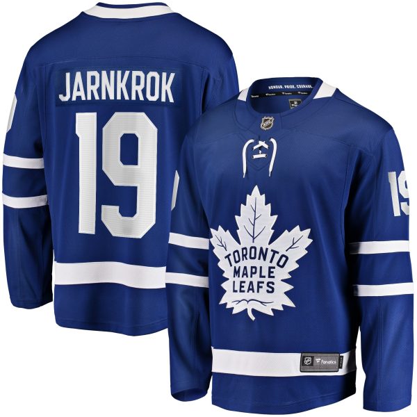 Men's Toronto Maple Leafs Calle Jarnkrok Fanatics Blue Home Breakaway Player Jersey