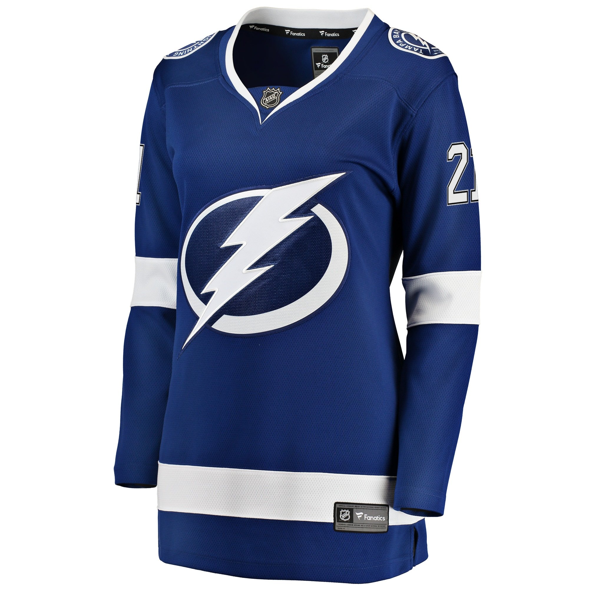 Women's Tampa Bay Lightning Brayden Point Fanatics Blue Breakaway Player Jersey - Image 2