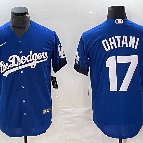 Men's Los Angeles Dodgers #17 Nike Blue Shohei Ohtani Jersey