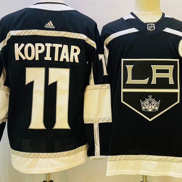 Men's #11 Anze Kopitar Los Angeles Kings Black NHL Jersey