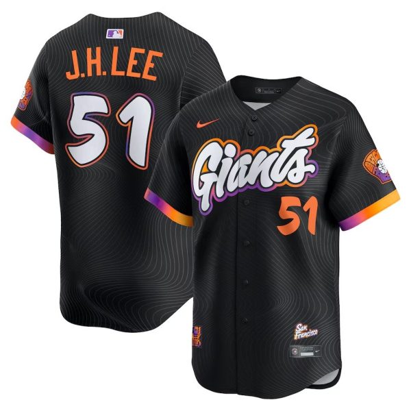 Men's #51 Jung Hoo Lee San Francisco Giants Nike 2025 City Connect Limited Black Jersey