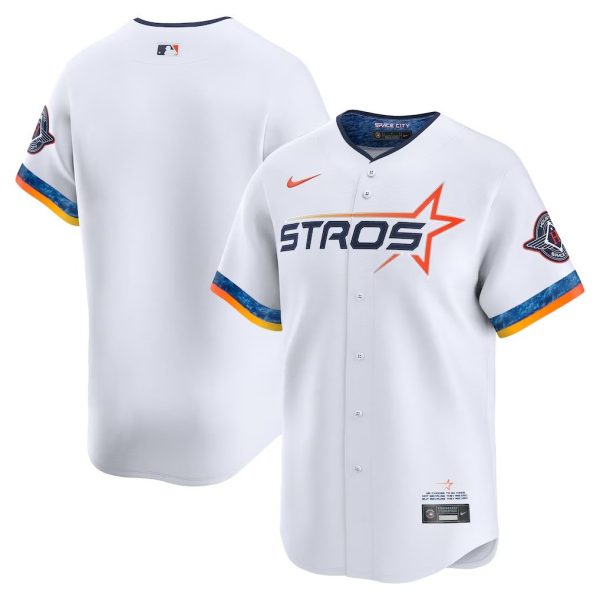 Men's Houston Astros Nike 2025 City Connect Limited White Jersey
